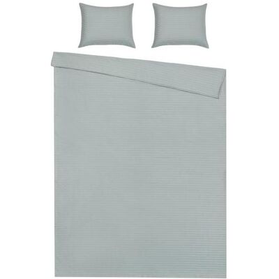 Domoletti, Bettwäsche, Bed linen set Striped Green 200 x 220 cm (Bettwäsche Set, 200 x 220 cm, 50 x 70 cm) Domoletti, Bettwäsche, Bed linen set Striped Green 200 x 220 cm (Bettwäsche Set, 200 x 220 cm, 50 x 70 cm)