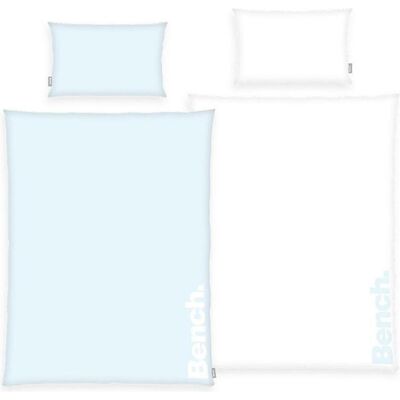 Herding, Bettwäsche, Klaus GmbH Bettwäschegarnitur Bench Hellblau/Weiss (Bettwäsche Set, 160 x 210 cm) Herding, Bettwäsche, Klaus GmbH Bettwäschegarnitur Bench Hellblau/Weiss (Bettwäsche Set, 160 x 210 cm)
