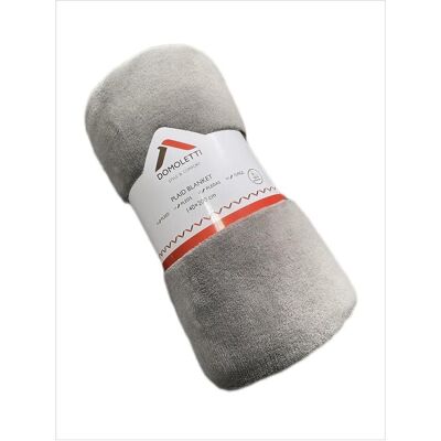 Domoletti, Decke, PLAID BLANKET 140X200 CM COLAR GREY (200 x 140 cm) Domoletti, Decke, PLAID BLANKET 140X200 CM COLAR GREY (200 x 140 cm)