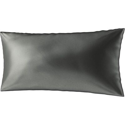 Ailoria, Bettwäsche, BEAUTY SLEEP Silk Zipper Pillowcase (40x80) (anthracite) (Kopfkissenbezug, 80 x 40 cm) Ailoria, Bettwäsche, BEAUTY SLEEP Silk Zipper Pillowcase (40x80) (anthracite) (Kopfkissenbezug, 80 x 40 cm)