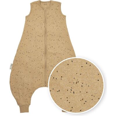Meyco, Babyschlafsack, Baby Rib Mini Spot baby sommer schlafoverall jumper - toffee melange - 80cm (80 cm, 0.5 TOG, Sommer) Meyco, Babyschlafsack, Baby Rib Mini Spot baby sommer schlafoverall jumper - toffee melange - 80cm (80 cm, 0.5 TOG, Sommer)
