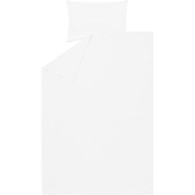 Domoletti, Bettwäsche, BED COV SET STRIPED SATEEN WHITE 140X200 (Bettwäsche Set, 140x200 cm) Domoletti, Bettwäsche, BED COV SET STRIPED SATEEN WHITE 140X200 (Bettwäsche Set, 140x200 cm)