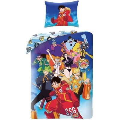 Bandai, Kinderbettwäsche, Namco Games One Piece SSG Bettwäsche-Set 140×200cm, 70×90 cm Mikrofaser (140 x 200 cm, 70 x 90 cm) Bandai, Kinderbettwäsche, Namco Games One Piece SSG Bettwäsche-Set 140×200cm, 70×90 cm Mikrofaser (140 x 200 cm, 70 x 90 cm)