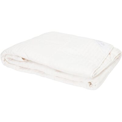 Domoletti, Decke, Blanket Masterjero Natural Pure Cotton, 200 x 220 cm, white (220 x 200 cm) Domoletti, Decke, Blanket Masterjero Natural Pure Cotton, 200 x 220 cm, white (220 x 200 cm)