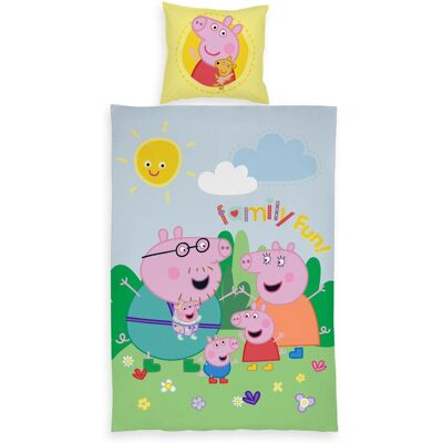 Peppa Pig, Kinderbettwäsche, – Junior Bedding Set 100x140 (GGB80095) (100 x 140 cm) Peppa Pig, Kinderbettwäsche, – Junior Bedding Set 100x140 (GGB80095) (100 x 140 cm)