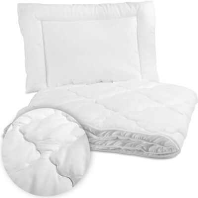 Sensillo, Kinderbettwäsche, Kissen + Decke, Deluxe, 60x40, 135x100, 4351 (100 x 135 cm, 40 x 60 cm) Sensillo, Kinderbettwäsche, Kissen + Decke, Deluxe, 60x40, 135x100, 4351 (100 x 135 cm, 40 x 60 cm)