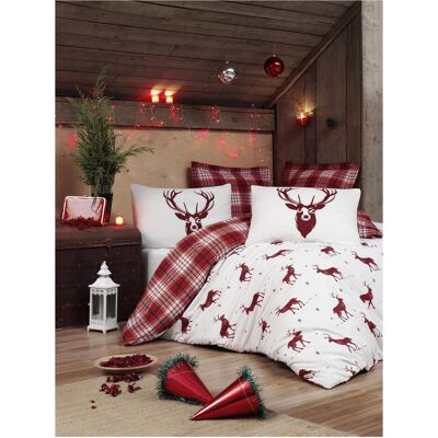 L'essentiel, Bettwäsche, Crimson Deer V2 Single Quilt Cover Set (Bettwäsche Set, 160 x 220 cm) L'essentiel, Bettwäsche, Crimson Deer V2 Single Quilt Cover Set (Bettwäsche Set, 160 x 220 cm)