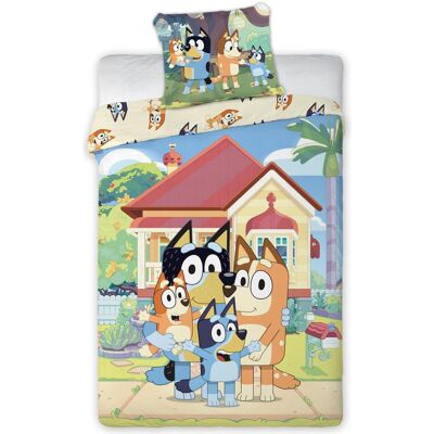 BrandMac, Kinderbettwäsche, Bed Linen - Junior Size 100 x 140 cm - Bluey Family (1029599) (100 x 140 cm, 40 x 45 cm) BrandMac, Kinderbettwäsche, Bed Linen - Junior Size 100 x 140 cm - Bluey Family (1029599) (100 x 140 cm, 40 x 45 cm)