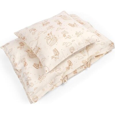 Filibabba, Kinderbettwäsche, - Baby bed linen - Dreamy Adventurers - Hvid - 70x100 cm (FI-03808) (100 x 70 cm, 45 x 40 cm) Filibabba, Kinderbettwäsche, - Baby bed linen - Dreamy Adventurers - Hvid - 70x100 cm (FI-03808) (100 x 70 cm, 45 x 40 cm)