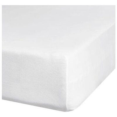 Eurofirany, Fixleintuch, Trikotblech mit einem 120x200 cm elastischen Band aus Baumwoll weiss 190 g/m2 Eurofirana Premium (120 x 200 cm) Eurofirany, Fixleintuch, Trikotblech mit einem 120x200 cm elastischen Band aus Baumwoll weiss 190 g/m2 Eurofirana Premium (120 x 200 cm)