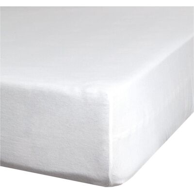Eurofirany, Fixleintuch, Jersey -Blatt mit einem 120x200 cm elastischen Band aus Baumwollcreme 190 g/m2 Eurofirana Premium (120 x 200 cm) Eurofirany, Fixleintuch, Jersey -Blatt mit einem 120x200 cm elastischen Band aus Baumwollcreme 190 g/m2 Eurofirana Premium (120 x 200 cm)