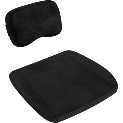 noblechairs Memory Foam Kissen-Set - Seat Pad + Kopfkissen, Zubehör Gaming Möbel, Schwarz noblechairs Memory Foam Kissen-Set - Seat Pad + Kopfkissen, Zubehör Gaming Möbel, Schwarz