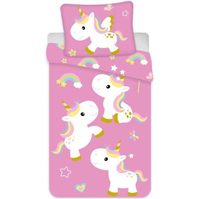 BrandMac, Kinderbettwäsche, Bed Linen - Junior Size 100 x 140 cm - Unicorn (1000327) (100 x 140 cm, 40 x 45 cm) BrandMac, Kinderbettwäsche, Bed Linen - Junior Size 100 x 140 cm - Unicorn (1000327) (100 x 140 cm, 40 x 45 cm)