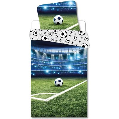 BrandMac, Kinderbettwäsche, Bed Linen - Junior Size 100 x 140 cm - Football Stadium (1000916) (140 x 100 cm) BrandMac, Kinderbettwäsche, Bed Linen - Junior Size 100 x 140 cm - Football Stadium (1000916) (140 x 100 cm)