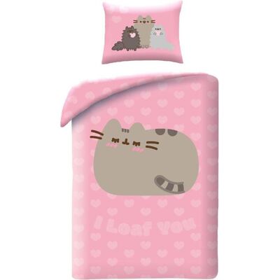 Pusheen, Kinderbettwäsche, Loaf You Bettwäsche-Set 140×200cm, 70×90 cm Mikrofaser (140 x 200 cm, 70 x 90 cm) Pusheen, Kinderbettwäsche, Loaf You Bettwäsche-Set 140×200cm, 70×90 cm Mikrofaser (140 x 200 cm, 70 x 90 cm)