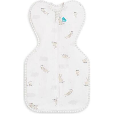 Love to Dream Otulacz Swaddle UP - Größe M - creme, Hasen - Stufe 1 - 1 Tog Baby-Schlummer Love to Dream Otulacz Swaddle UP - Größe M - creme, Hasen - Stufe 1 - 1 Tog Baby-Schlummer