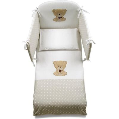 Italbaby, Kinderbettwäsche, Abnehmbare Quilt-Set, 5-teilig, italienische Herstellung Italbaby, Kinderbettwäsche, Abnehmbare Quilt-Set, 5-teilig, italienische Herstellung