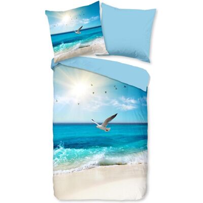 Good Morning, Bettwäsche, Sealife (Bettwäsche Set, 200 x 200 cm, 200x200 cm, 80 x 80 cm, 80x80 cm) Good Morning, Bettwäsche, Sealife (Bettwäsche Set, 200 x 200 cm, 200x200 cm, 80 x 80 cm, 80x80 cm)