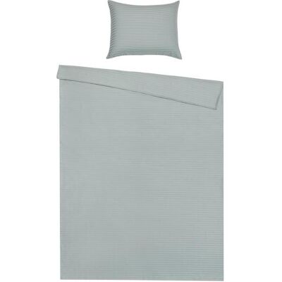 Domoletti, Bettwäsche, Bed linen set Striped Green 140 x 200 cm (Bettwäsche Set, 140 x 200 cm, 50 x 70 cm) Domoletti, Bettwäsche, Bed linen set Striped Green 140 x 200 cm (Bettwäsche Set, 140 x 200 cm, 50 x 70 cm)