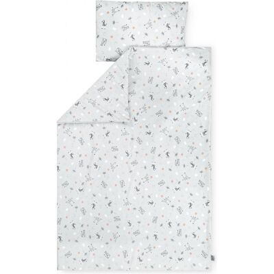 Julius Zöllner, Kinderbettwäsche, Kinderbettwäsche Jersey Savanne Grau 100 x 135 + 40 x 60 cm (100 x 135 cm, 40 x 60 cm) Julius Zöllner, Kinderbettwäsche, Kinderbettwäsche Jersey Savanne Grau 100 x 135 + 40 x 60 cm (100 x 135 cm, 40 x 60 cm)