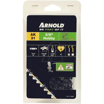 Arnold, Zubehör Gartenmaschinen, Sägekette 3/8"LP / 1,1 mm / 55 TG (Kettensäge, Sägekette) Arnold, Zubehör Gartenmaschinen, Sägekette 3/8"LP / 1,1 mm / 55 TG (Kettensäge, Sägekette)