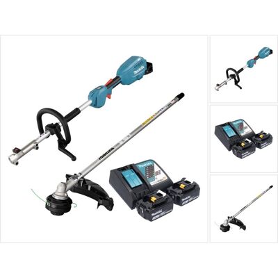 Makita, Rasentrimmer, DUX 18 RF2X1 Akku Multifunktionsantrieb 18 V Brushless + 2x Akku 3,0 Ah + Ladegerät (Trimmfaden) Makita, Rasentrimmer, DUX 18 RF2X1 Akku Multifunktionsantrieb 18 V Brushless + 2x Akku 3,0 Ah + Ladegerät (Trimmfaden)