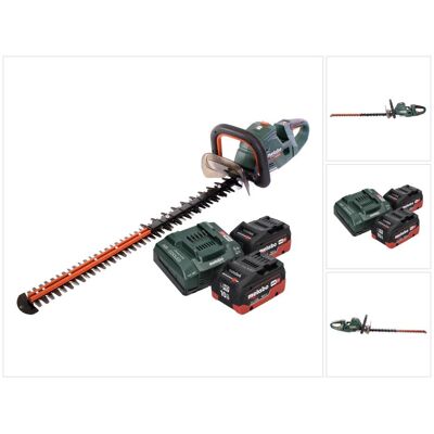 Metabo, Heckenschere, HS 18 LTX BL 75 Akku Heckenschere 18 V 75 cm Brushless + 2x Akku 10,0 Ah + Ladegerät (Akkubetrieb) Metabo, Heckenschere, HS 18 LTX BL 75 Akku Heckenschere 18 V 75 cm Brushless + 2x Akku 10,0 Ah + Ladegerät (Akkubetrieb)
