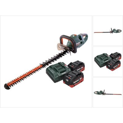 Metabo, Heckenschere, HS 18 LTX BL 75 Akku Heckenschere 18 V 75 cm Brushless + 2x Akku 5,5 Ah + Ladegerät (Akkubetrieb) Metabo, Heckenschere, HS 18 LTX BL 75 Akku Heckenschere 18 V 75 cm Brushless + 2x Akku 5,5 Ah + Ladegerät (Akkubetrieb)