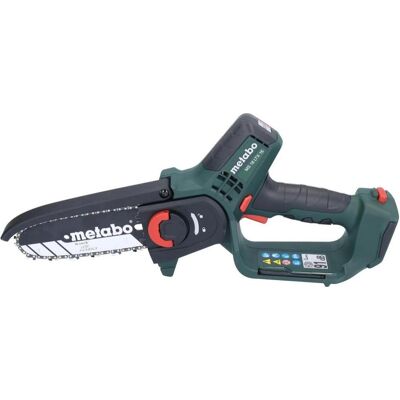 Metabo, Kettensäge, MS 18 LTX 15 Akku Gehölzsäge 18 V 15 cm 5 m/s + 1x Akku 5,5 Ah + Ladegerät + metaBOX (Akku Kettensäge) Metabo, Kettensäge, MS 18 LTX 15 Akku Gehölzsäge 18 V 15 cm 5 m/s + 1x Akku 5,5 Ah + Ladegerät + metaBOX (Akku Kettensäge)
