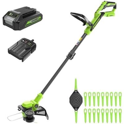 Greenworks, Rasentrimmer, Tagliabordi Senza Filo (Kunststoffmesser, Trimmfaden) Greenworks, Rasentrimmer, Tagliabordi Senza Filo (Kunststoffmesser, Trimmfaden)