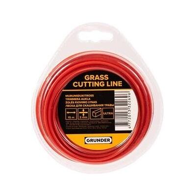 Grunder, Zubehör Gartenmaschinen, TRIMMER LINE 2.0MM 15M SQUARE ULTRA (Rasentrimmer, Trimmerfaden + Fadenspule) Grunder, Zubehör Gartenmaschinen, TRIMMER LINE 2.0MM 15M SQUARE ULTRA (Rasentrimmer, Trimmerfaden + Fadenspule)