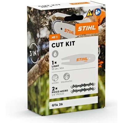 Stihl GTA 26 Kettenset - Führung & 2 Ketten - Leicht & Robust Stihl GTA 26 Kettenset - Führung & 2 Ketten - Leicht & Robust