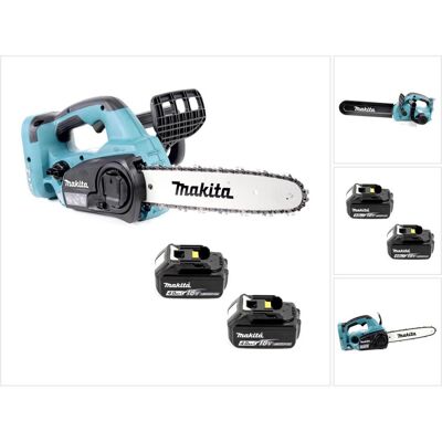 Makita, Kettensäge, DUC 302 M2 Akku Kettensäge 36V ( 2x18V ) 30 cm + 2x 4,0 Ah Akku - ohne Ladegerät (Akku Kettensäge) Makita, Kettensäge, DUC 302 M2 Akku Kettensäge 36V ( 2x18V ) 30 cm + 2x 4,0 Ah Akku - ohne Ladegerät (Akku Kettensäge)