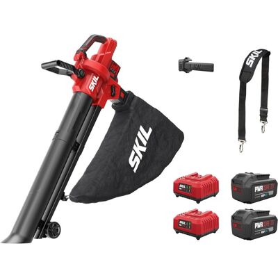 Skil, Laubsauger + Laubbläser, GB1E0350BA Laubbläser und Kolben 2x20V bürstenlos inkl. 2x 4.0Ah Akku und 2x Ladegerät (Akkubetrieb, Laubsauger-& bläser) Skil, Laubsauger + Laubbläser, GB1E0350BA Laubbläser und Kolben 2x20V bürstenlos inkl. 2x 4.0Ah Akku und 2x Ladegerät (Akkubetrieb, Laubsauger-& bläser)