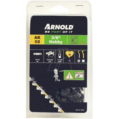 Arnold, Zubehör Gartenmaschinen, Sägekette 3/8"LP / 1,3 mm / 57 TG (Kettensäge, Sägekette) Arnold, Zubehör Gartenmaschinen, Sägekette 3/8"LP / 1,3 mm / 57 TG (Kettensäge, Sägekette)