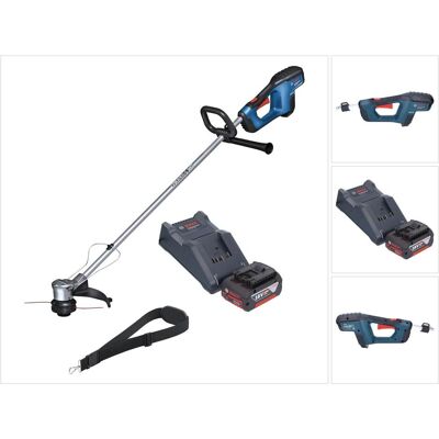 Bosch Professional, Rasentrimmer, GRT 18V-33 Professional Akku Rasentrimmer 18 V 330 mm Brushless + 1x Akku 4,0 Ah + Ladegerät (Trimmfaden) Bosch Professional, Rasentrimmer, GRT 18V-33 Professional Akku Rasentrimmer 18 V 330 mm Brushless + 1x Akku 4,0 Ah + Ladegerät (Trimmfaden)