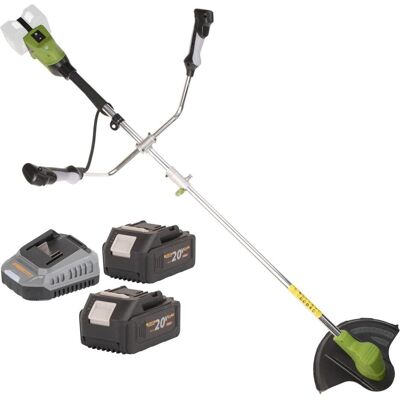 Procraft, Rasentrimmer, PTA40 Akku Freischneider 40 V ( 2x 20 V ) 300 mm Brushless + 2x Akku 4,0 Ah + Ladegerät (Metallschneideblatt, Trimmfaden) Procraft, Rasentrimmer, PTA40 Akku Freischneider 40 V ( 2x 20 V ) 300 mm Brushless + 2x Akku 4,0 Ah + Ladegerät (Metallschneideblatt, Trimmfaden)