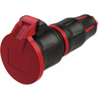 PCE 25712-SR Steckdose - Sicherheit, IP54, 250V, 3-polig PCE 25712-SR Steckdose - Sicherheit, IP54, 250V, 3-polig