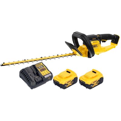 DeWalt, Heckenschere, DCMHT 563 P2 Akku Heckenschere 18 V 55 cm + 2x Akku 5,0 Ah + Ladegerät (Akkubetrieb) DeWalt, Heckenschere, DCMHT 563 P2 Akku Heckenschere 18 V 55 cm + 2x Akku 5,0 Ah + Ladegerät (Akkubetrieb)