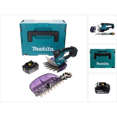 Makita, Heckenschere, DUM 604 F1XJ Akku Grasschere 18 V mit Gras- und Strauchscherblatt + 1x Akku 3,0 Ah + Makpac (Akkubetrieb) Makita, Heckenschere, DUM 604 F1XJ Akku Grasschere 18 V mit Gras- und Strauchscherblatt + 1x Akku 3,0 Ah + Makpac (Akkubetrieb)