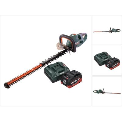 Metabo, Heckenschere, HS 18 LTX BL 75 Akku Heckenschere 18 V 75 cm Brushless + 1x Akku 10,0 Ah + Ladegerät (Akkubetrieb) Metabo, Heckenschere, HS 18 LTX BL 75 Akku Heckenschere 18 V 75 cm Brushless + 1x Akku 10,0 Ah + Ladegerät (Akkubetrieb)