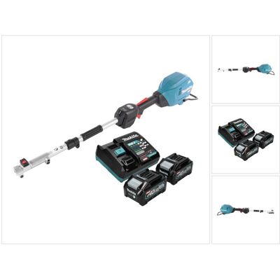 Makita, Rasentrimmer, UX 01 GM2 Akku Multifunktionsantrieb 40 V max. XGT Brushless + 2x Akku 4,0 Ah + Ladegerät (Trimmfaden) Makita, Rasentrimmer, UX 01 GM2 Akku Multifunktionsantrieb 40 V max. XGT Brushless + 2x Akku 4,0 Ah + Ladegerät (Trimmfaden)