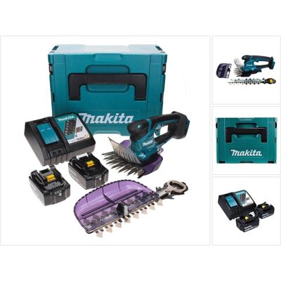 Makita, Heckenschere, DUM 604 RFXJ Akku Grasschere 18 V mit Gras- und Strauchscherblatt + 2x Akku 3,0 Ah + (Akkubetrieb) Makita, Heckenschere, DUM 604 RFXJ Akku Grasschere 18 V mit Gras- und Strauchscherblatt + 2x Akku 3,0 Ah + (Akkubetrieb)