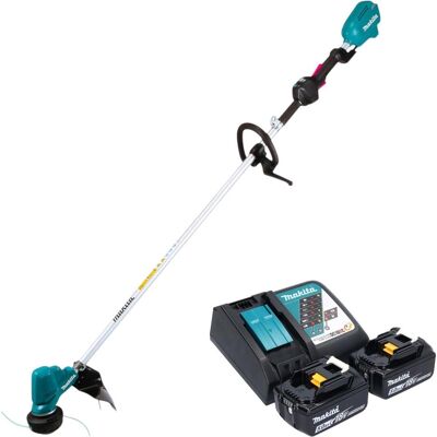 Makita, Rasentrimmer, DUR 190 LRT2X9 Akku Rasentrimmer 18 V 300 mm Brushless + 2x Akku 5,0 Ah + Ladegerät (Trimmfaden) Makita, Rasentrimmer, DUR 190 LRT2X9 Akku Rasentrimmer 18 V 300 mm Brushless + 2x Akku 5,0 Ah + Ladegerät (Trimmfaden)