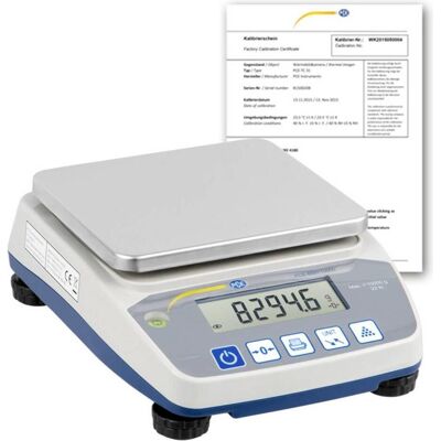 PCE Instruments, Feinwaage, PCE-BSH 10000-ICA Tischwaage kalibriert (ISO) Wägebereich (max.) PCE Instruments, Feinwaage, PCE-BSH 10000-ICA Tischwaage kalibriert (ISO) Wägebereich (max.)