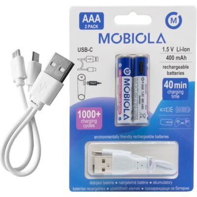 Vega+ AKKU / BATTERIE MOBIOLA MBAAA400 USB-C (4400 mAh), Batterien + Akkus Vega+ AKKU / BATTERIE MOBIOLA MBAAA400 USB-C (4400 mAh), Batterien + Akkus