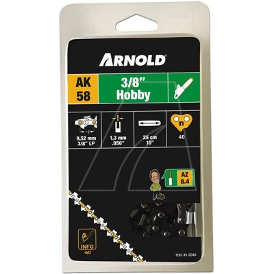 Arnold, Zubehör Gartenmaschinen, Sägekette 3/8"LP / 1,3 mm / 40 TG (Kettensäge) Arnold, Zubehör Gartenmaschinen, Sägekette 3/8"LP / 1,3 mm / 40 TG (Kettensäge)