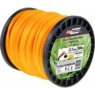 Awtools, Zubehör Gartenmaschinen, AW ŻYŁKA TNĄCA CLASSIC 3,0x100m / GWIAZDKA (Rasentrimmer, Trimmerfaden + Fadenspule) Awtools, Zubehör Gartenmaschinen, AW ŻYŁKA TNĄCA CLASSIC 3,0x100m / GWIAZDKA (Rasentrimmer, Trimmerfaden + Fadenspule)