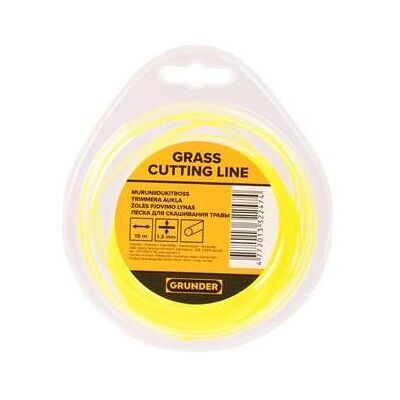 Grunder, Zubehör Gartenmaschinen, TRIMMER LINE 1.3MM 15M ROUND ECO (Rasentrimmer, Trimmerfaden + Fadenspule) Grunder, Zubehör Gartenmaschinen, TRIMMER LINE 1.3MM 15M ROUND ECO (Rasentrimmer, Trimmerfaden + Fadenspule)