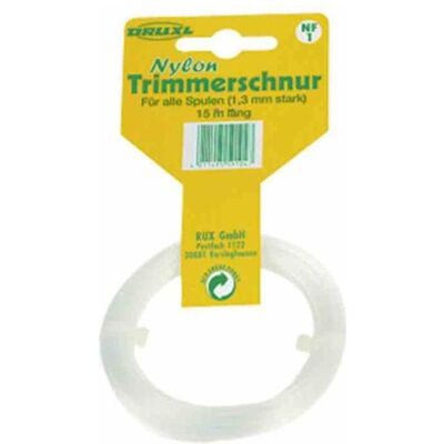 Ratioparts, Zubehör Gartenmaschinen, Nylon-Trimmerfaden 1,3mm 15m (Rasentrimmer, Trimmerfaden + Fadenspule) Ratioparts, Zubehör Gartenmaschinen, Nylon-Trimmerfaden 1,3mm 15m (Rasentrimmer, Trimmerfaden + Fadenspule)